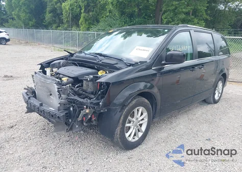 2019 Dodge Grand Caravan Sxt из США, поврежденный, VIN 2C4RDGCG3KR776936